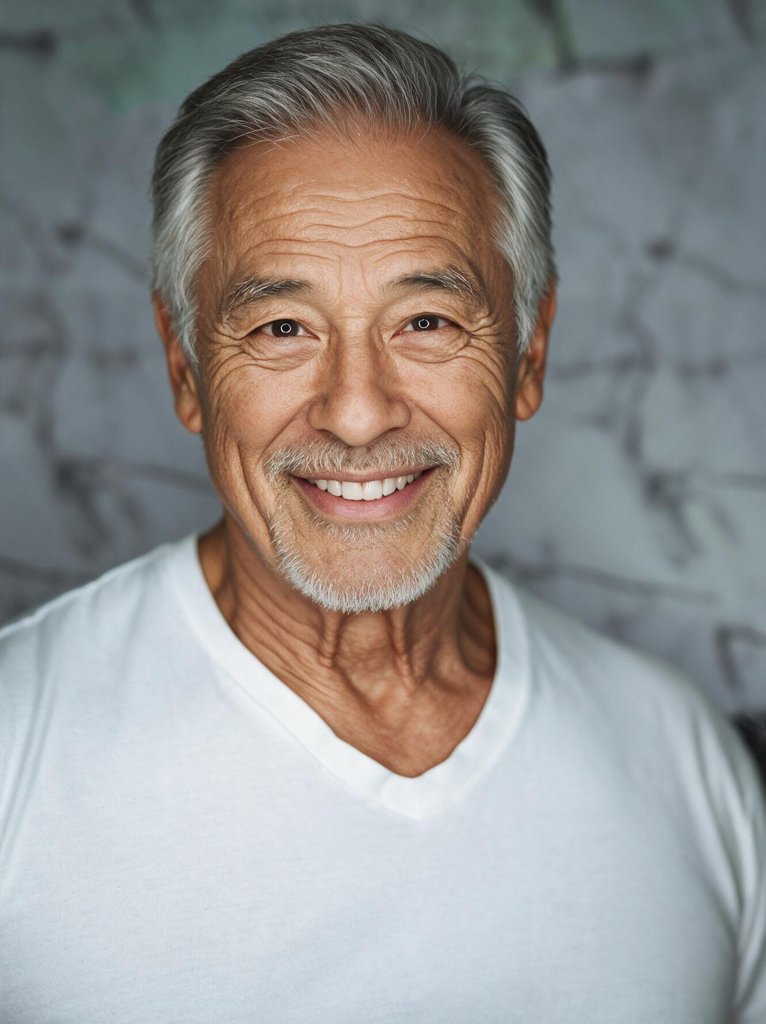 Free AI Aging Photo Generator example