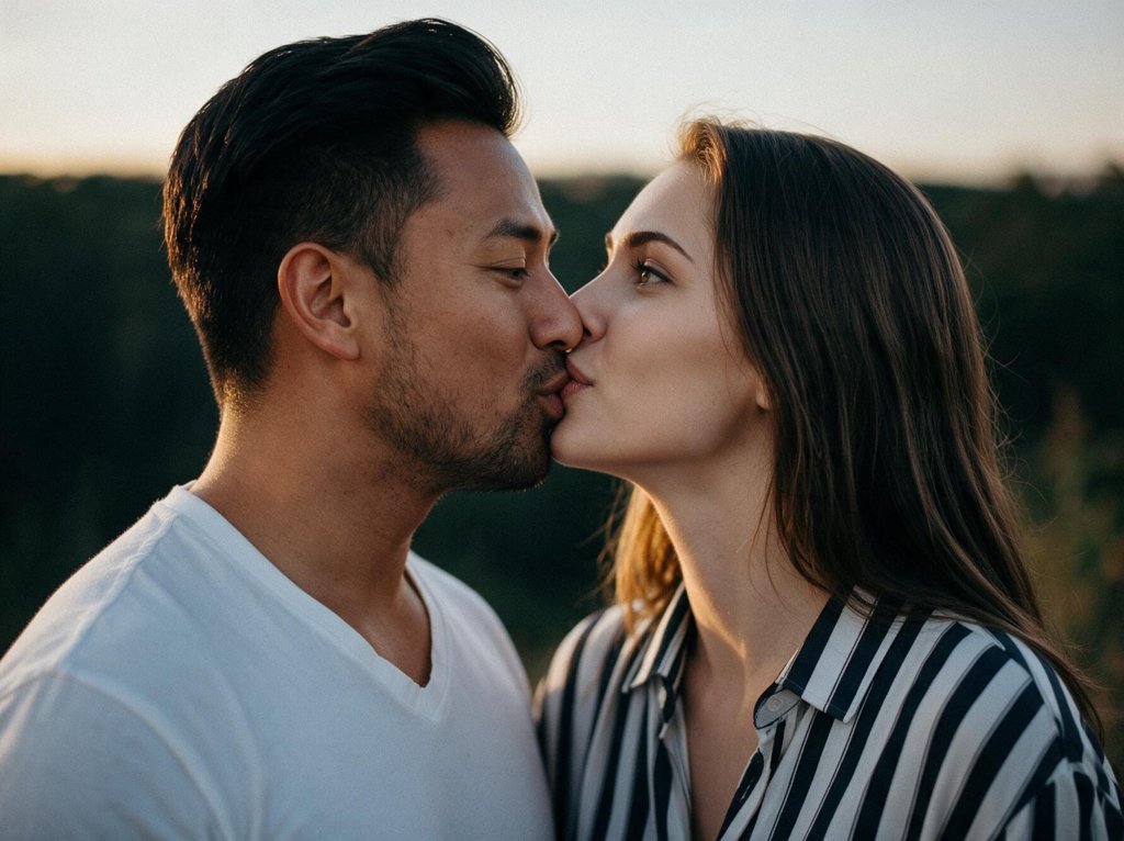 Free AI Kissing Generator example